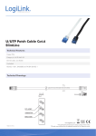 LogiLink 10m Cat6 U/UTP RJ45