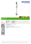 Severin SM 3732 blender