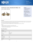 Tripp Lite VGA Monitor Cable, 640x480 (HD15 M/M), 15-ft.