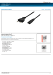 Ednet 84552 power cable