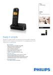 Philips D1501B/23 telephone