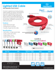 Naztech 12475 USB cable