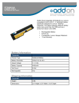 Add-On Computer Peripherals (ACP) 57Y6448-AA rechargeable battery