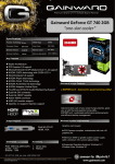 Gainward 3187 NVIDIA GeForce GT 740 2GB graphics card