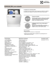 Electrolux ESF6525LOW dishwasher