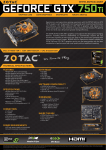 Zotac ZT-70605-10M NVIDIA GeForce GTX 750 Ti 2GB graphics card