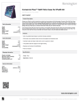 Kensington Comercio Plus™ Soft Folio Case for iPad Air™