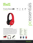 Klip Xtreme KHS-815BL mobile headset