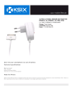 Ksix BXIPCD01 mobile device charger