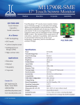 TouchSystems M11790R-SME touch screen monitor