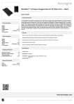 Kensington BlackBelt™ 1st Degree Rugged Case for HP Slate 8 Pro — Black