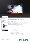 Philips 48PFG6309 48" Full HD 3D compatibility Smart TV Wi-Fi Silver