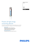 Philips Power Alkaline LR03P1BK