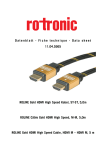 Rotronic HDMI/HDMI, 10 m