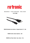 Rotronic CEE 7/16/IEC320 C7, 1.8 m