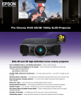 Epson PowerLite Pro Cinema 4030