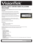 VisionTek 900699 memory module