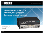 Black Box SW4007A-USB KVM switch