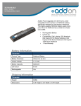 Add-On Computer Peripherals (ACP) 312-0416-AA rechargeable battery