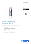 Philips Power Alkaline LR03P3FRB