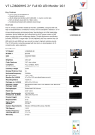 V7 L23600WHS 24" Full HD LED Monitor 16:9