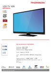 Thomson 40FU3253C 40" Full HD Black LED TV