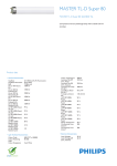 Philips TL-D Super 80 871150063201240 fluorescent lamp