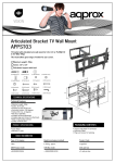 Approx APPST03 flat panel wall mount