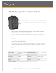 Targus TSB787CA backpack