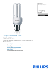 Philips Stick energy saving bulb 8710163229010