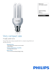 Philips Stick energy saving bulb 8710163390864