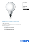 Philips Globe energy saving bulb 8710163390406