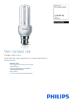 Philips Stick energy saving bulb 8710163229003