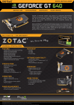 Zotac ZT-60210-10L NVIDIA GeForce GT 640 2GB graphics card