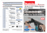 Makita HR3000C rotary hammer