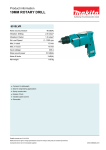Makita 6510LVR power drill