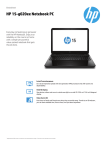 HP 15 15-g020ee