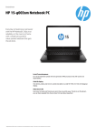 HP 15 15-g003sm