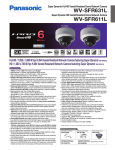 Panasonic WV-SFR611L surveillance camera