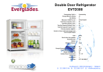 Everglades EVTD300 fridge-freezer