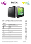 3Q Q-pad RC0734H 4GB Black tablet