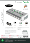 Macom VAC2080 vacuum sealer