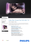 Philips 7000 series Ultra-Slim Smart Full HD LED TV 47PFS7109