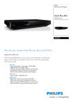 Philips Blu-ray Disc/ DVD player BDP2930