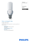 Philips Stick energy saving bulb 8710163229645