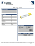 König SAT-MS512-KN10 video switch