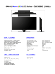 Sansui SLED3915 39" Full HD Black LED TV