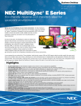 NEC MultiSync E171M