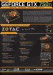 Zotac ZT-70601-10M NVIDIA GeForce GTX 750 Ti 2GB graphics card