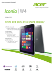 Acer Iconia W4-820-Z3742G06Aii 64GB Grey